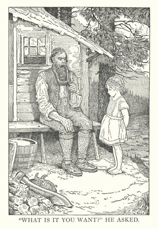 Johanna Spyri illusztrációja a Heidihez (litográfia) alkotó: Louis John Rhead