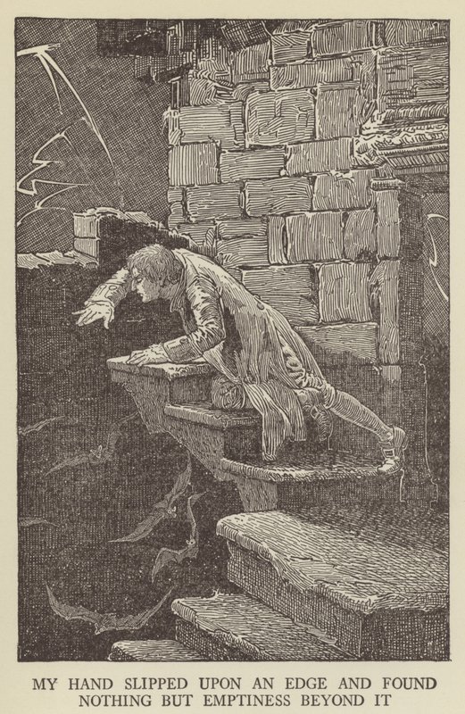 Illusztráció az Elrabolva, Robert Louis Stevenson alkotó: Louis John Rhead