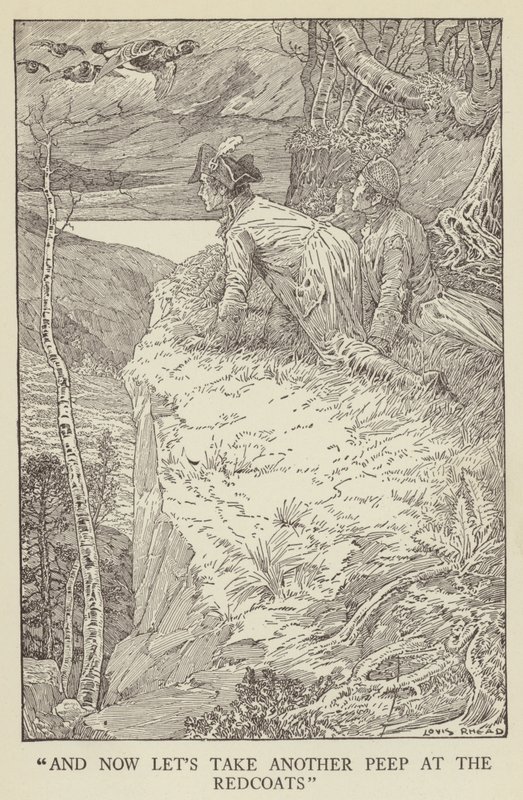 Illusztráció az Elrabolva, Robert Louis Stevenson alkotó: Louis John Rhead