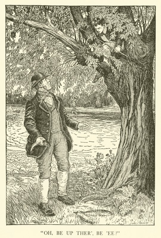 Illusztráció Tom Brown iskolai napjaihoz (metszet) alkotó: Louis John Rhead
