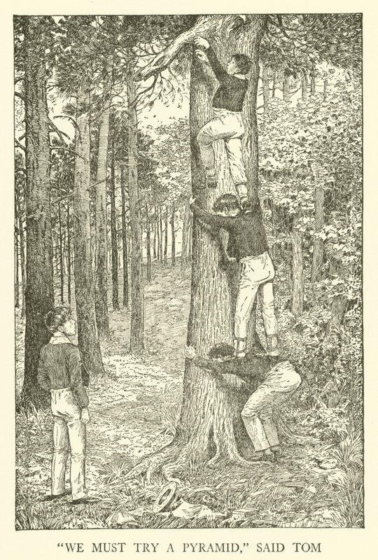 Illusztráció Tom Brown iskolai napjaihoz (metszet) alkotó: Louis John Rhead