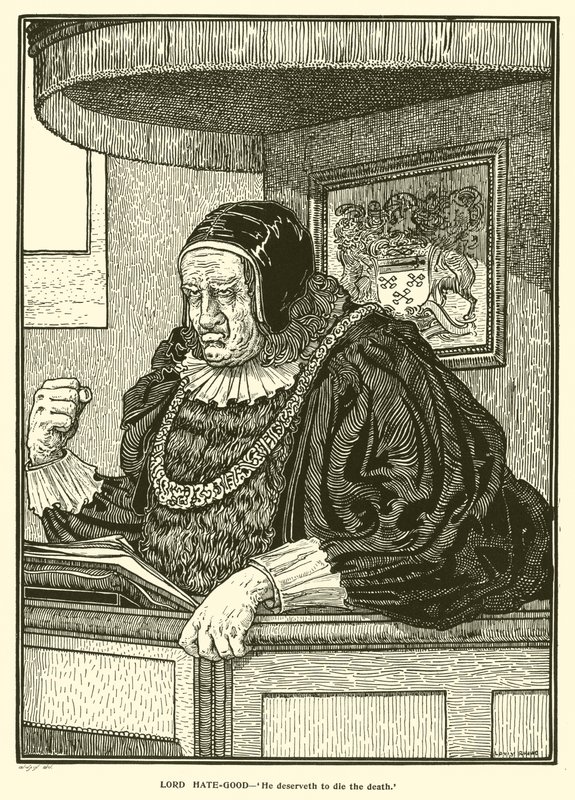 Lord Hate-Good (metszet) alkotó: Louis John Rhead
