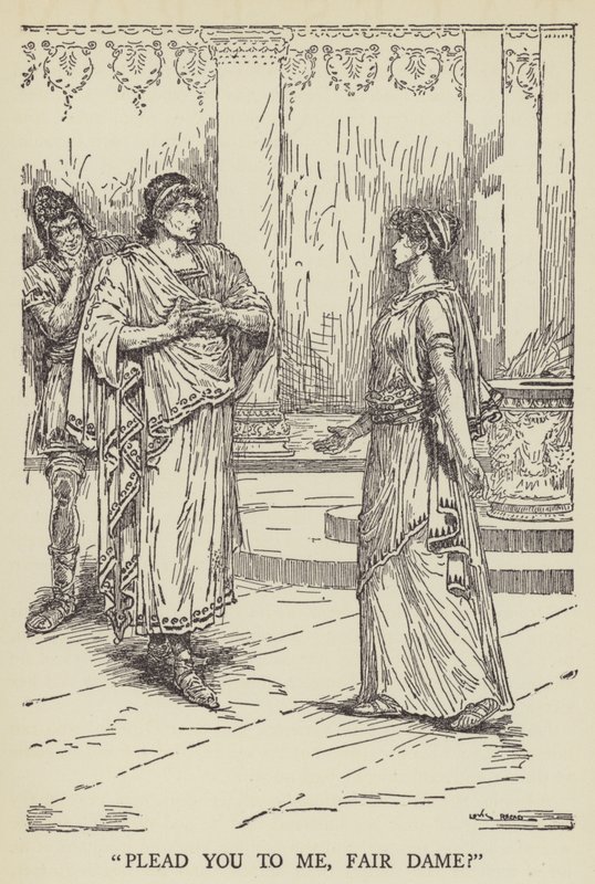 Könyörögsz hozzám, kedves hölgy? alkotó: Louis John Rhead