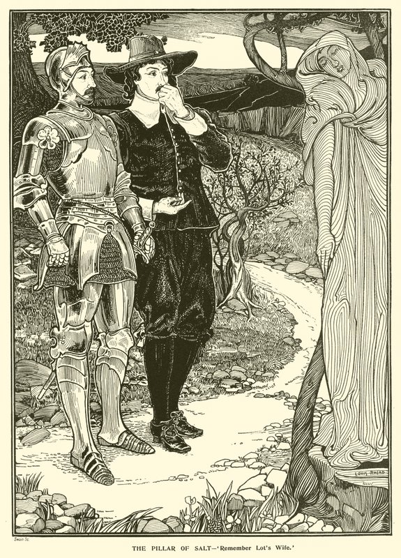 A sóoszlop (metszet) alkotó: Louis John Rhead