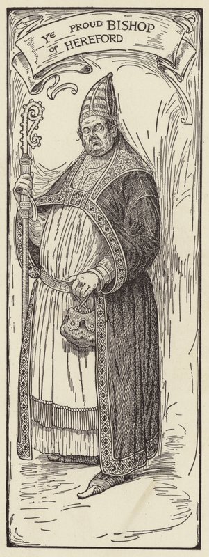 Hereford büszke püspöke alkotó: Louis John Rhead