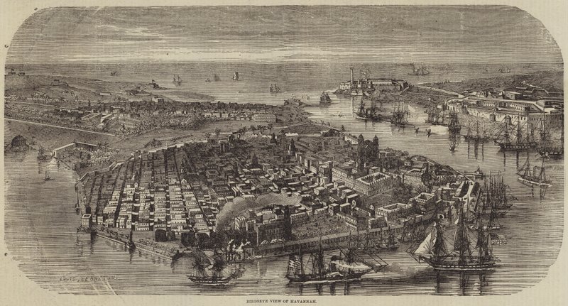 Havanna madártávlatból alkotó: Louis Le Breton