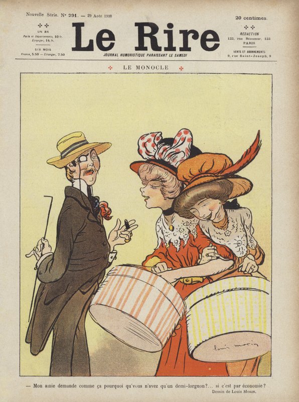 Illusztráció Le Rire alkotó: Louis Morin