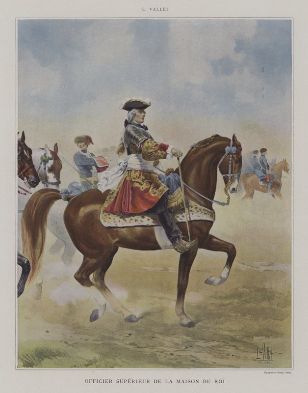 A királyok háztartásának vezető tisztje alkotó: Louis Vallet