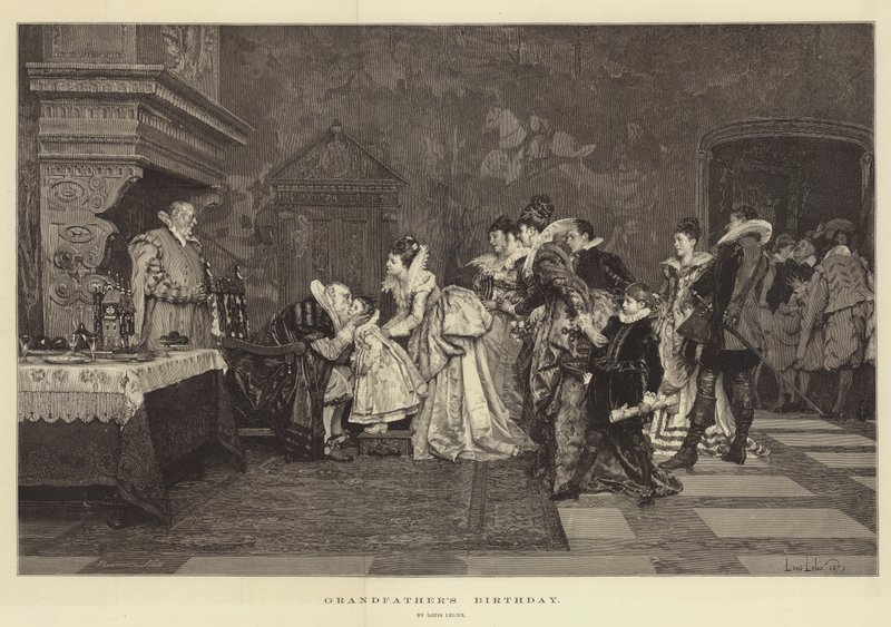 Nagyapák születésnapja alkotó: Alexandre Louis Leloir