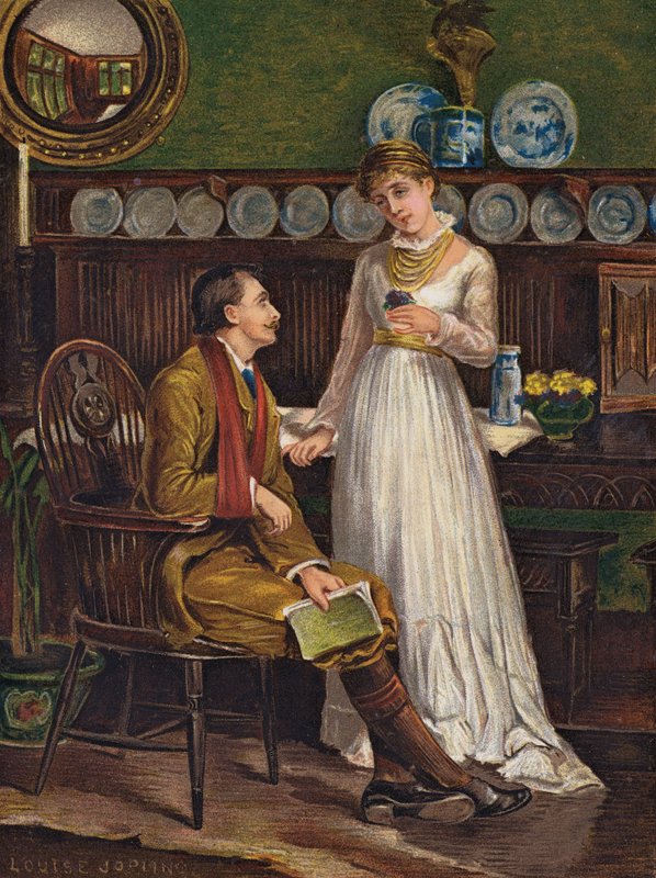 Együttérzés (metszet) alkotó: Louise (after) Jopling