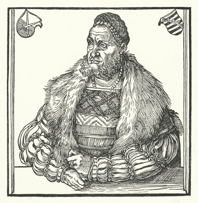 III. Frigyes szász választófejedelem (metszet) alkotó: Lucas the Elder (after) Cranach