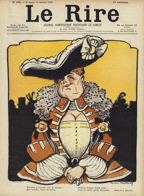 Illusztráció Le Rire alkotó: Lucien Metivet