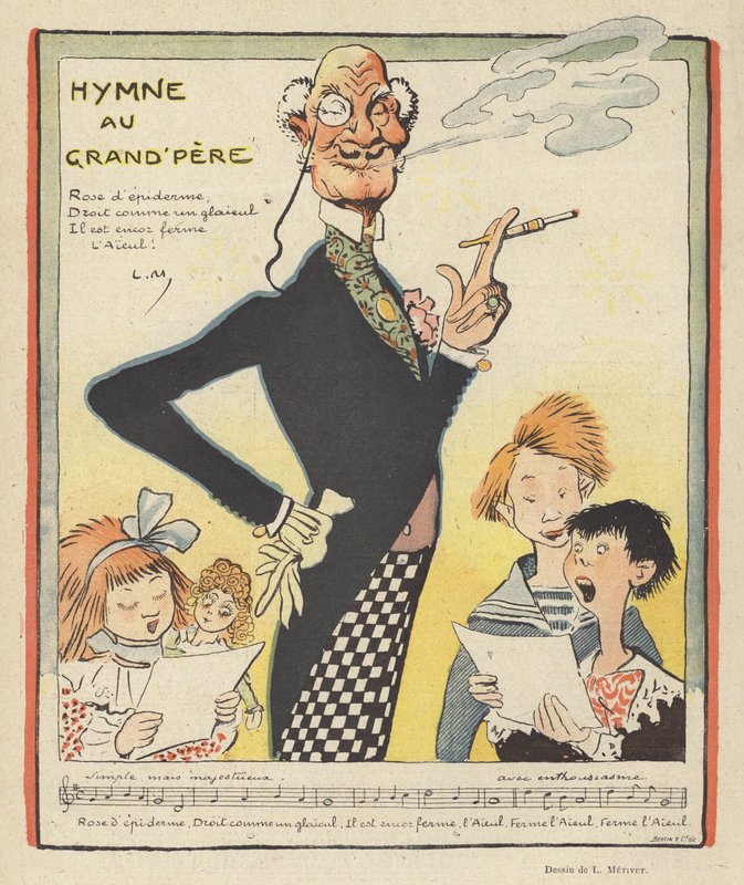 Illusztráció Le Rire alkotó: Lucien Metivet