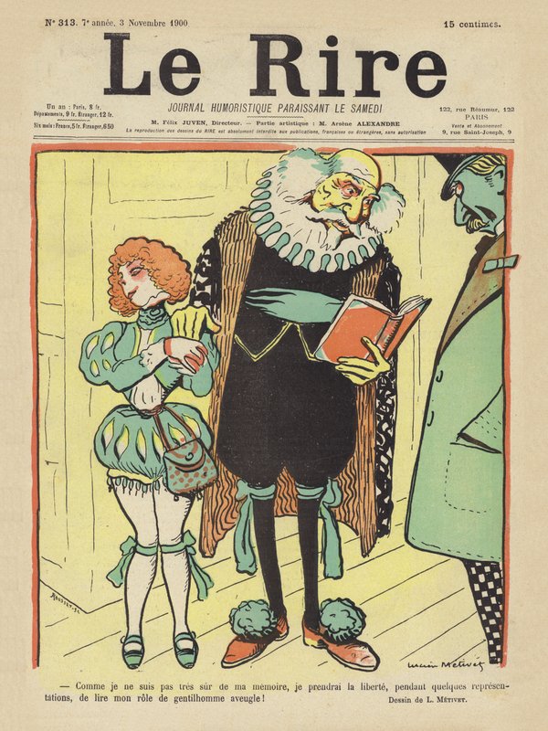 Illusztráció Le Rire alkotó: Lucien Metivet