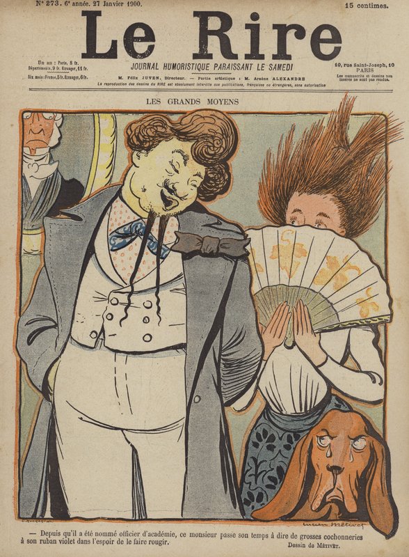 Illusztráció Le Rire alkotó: Lucien Metivet