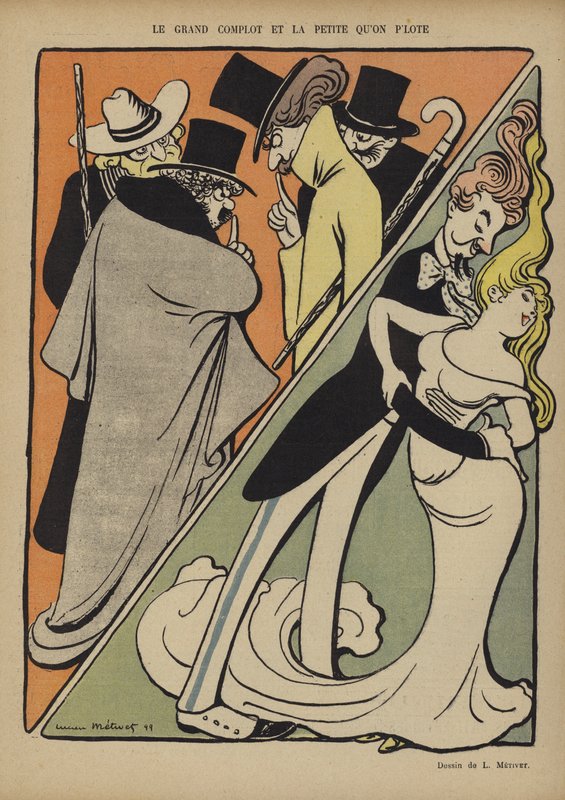 Illusztráció Le Rire alkotó: Lucien Metivet