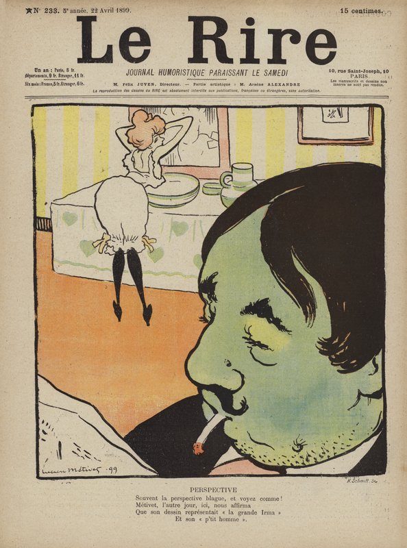 Illusztráció Le Rire alkotó: Lucien Metivet