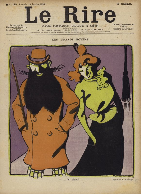 Illusztráció Le Rire alkotó: Lucien Metivet