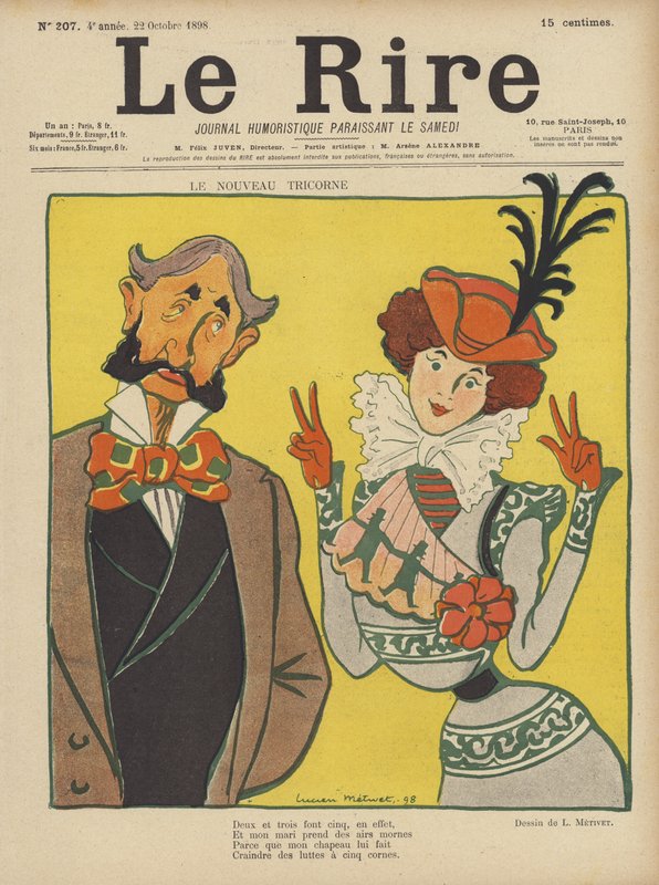 Illusztráció Le Rire alkotó: Lucien Metivet