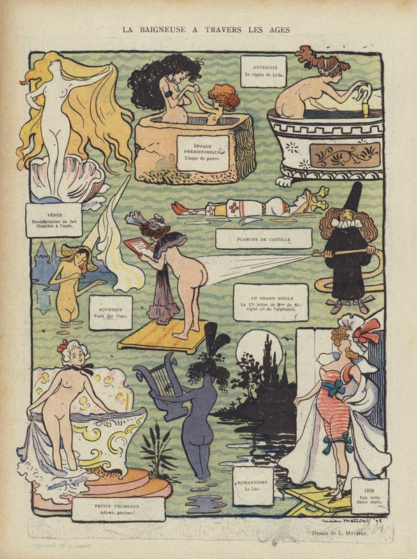 Illusztráció Le Rire alkotó: Lucien Metivet