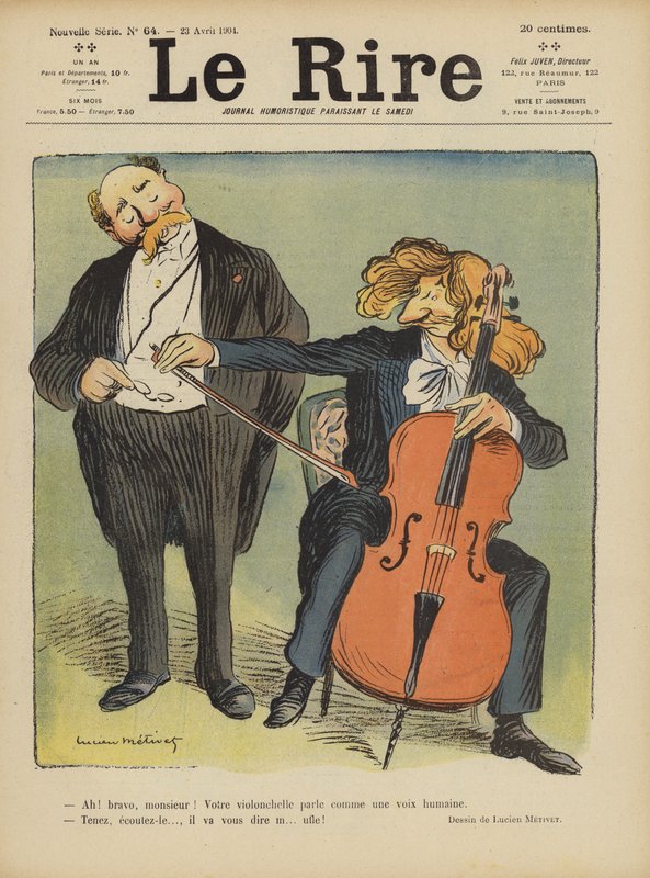 Illusztráció Le Rire alkotó: Lucien Metivet