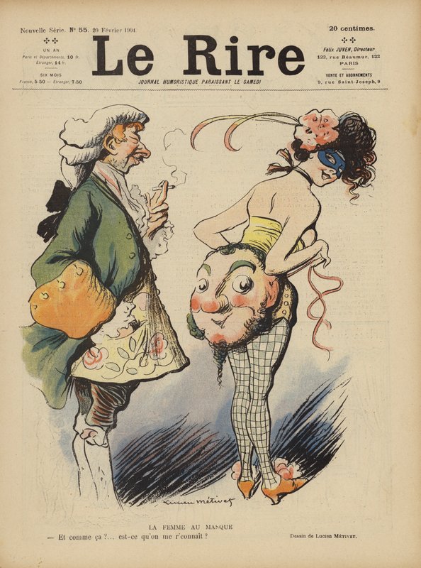 Illusztráció Le Rire alkotó: Lucien Metivet