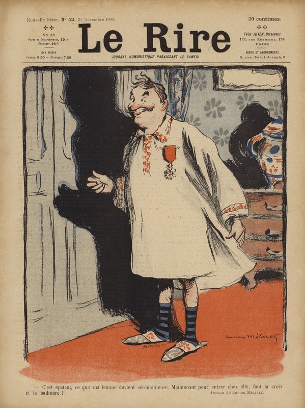 Illusztráció Le Rire alkotó: Lucien Metivet
