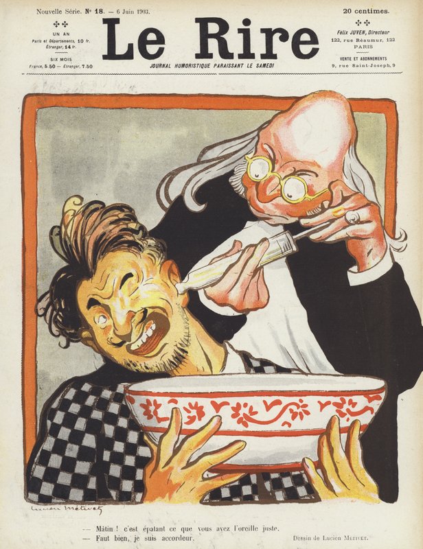 Illusztráció Le Rire alkotó: Lucien Metivet