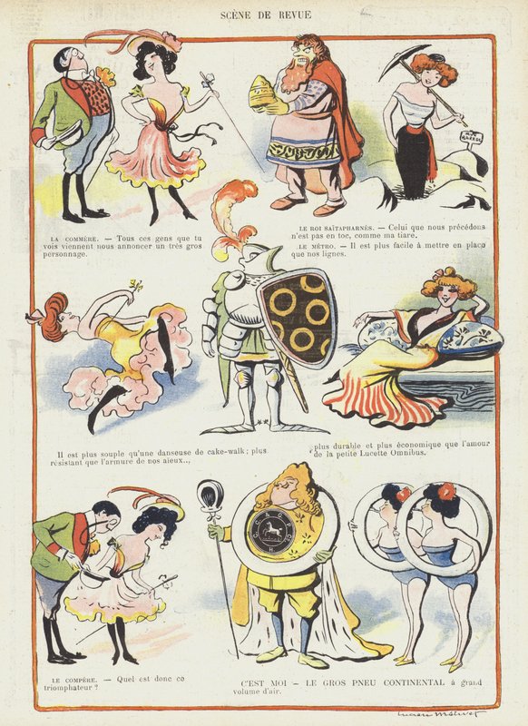 Illusztráció Le Rire alkotó: Lucien Metivet