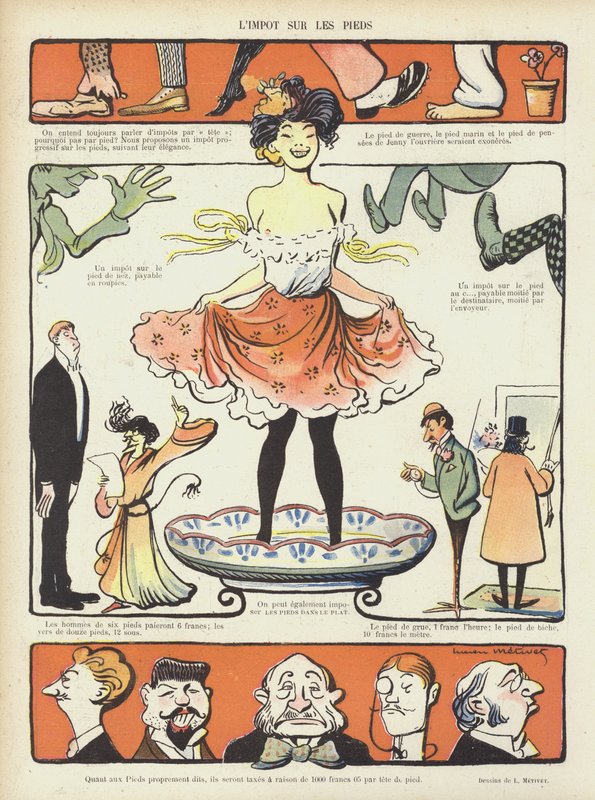 Illusztráció Le Rire alkotó: Lucien Metivet