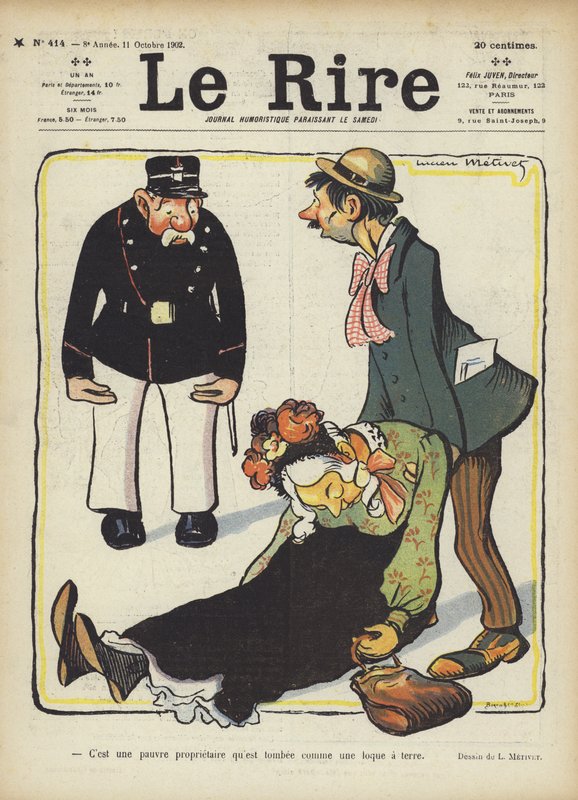 Illusztráció Le Rire alkotó: Lucien Metivet