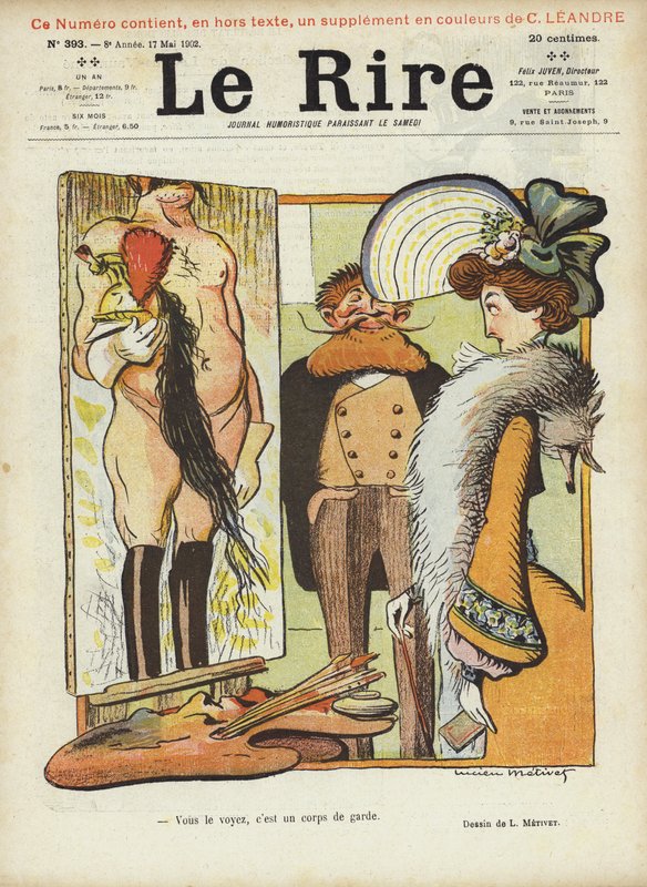 Illusztráció Le Rire alkotó: Lucien Metivet