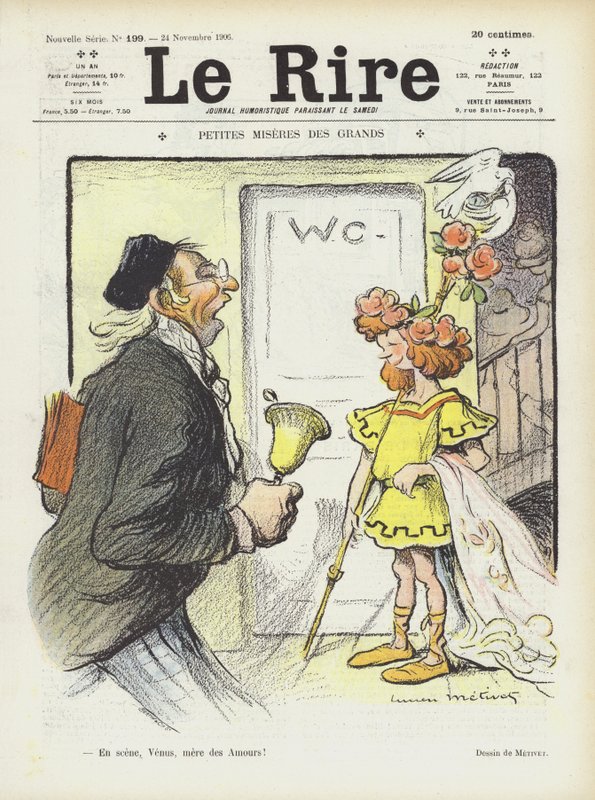 Illusztráció Le Rire alkotó: Lucien Metivet