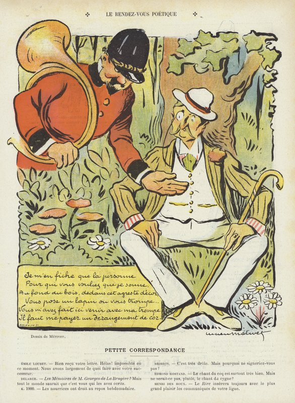 Illusztráció Le Rire alkotó: Lucien Metivet