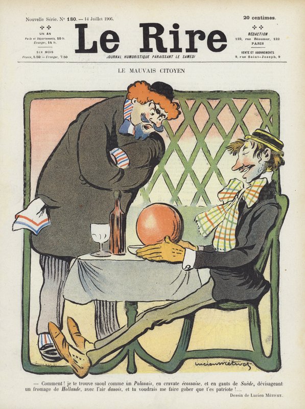 Illusztráció Le Rire alkotó: Lucien Metivet