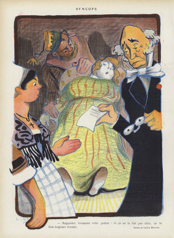 Illusztráció Le Rire alkotó: Lucien Metivet