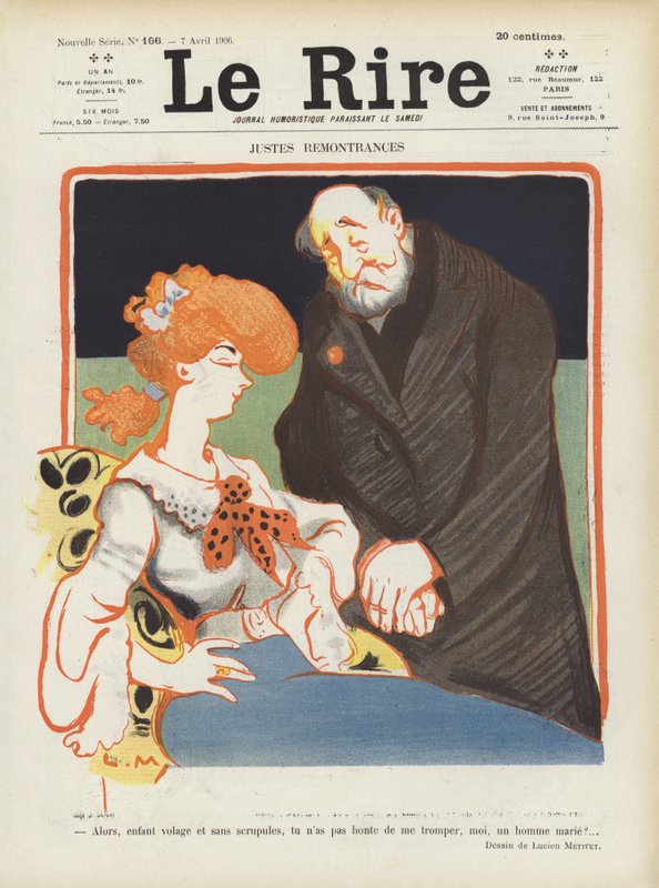 Illusztráció Le Rire alkotó: Lucien Metivet
