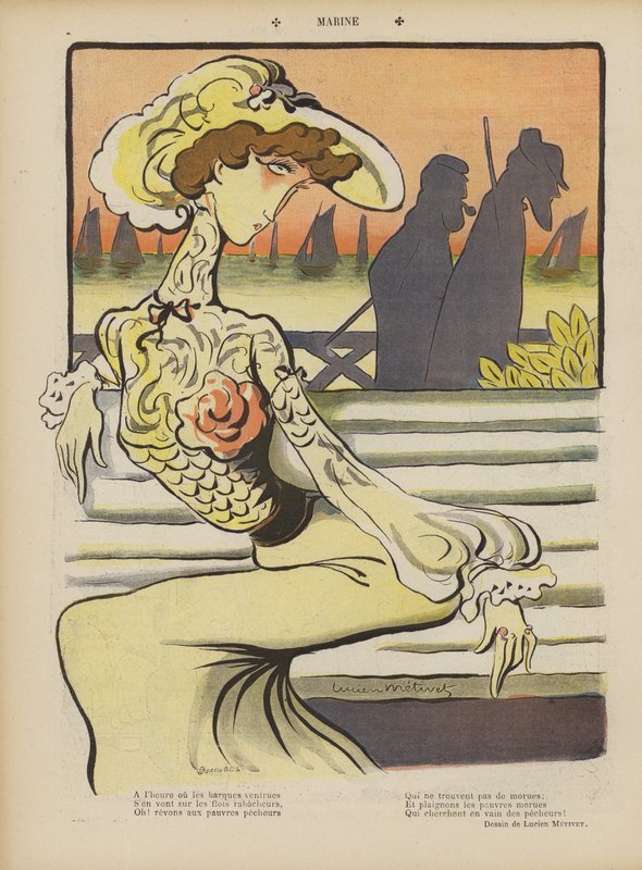 Illusztráció Le Rire alkotó: Lucien Metivet
