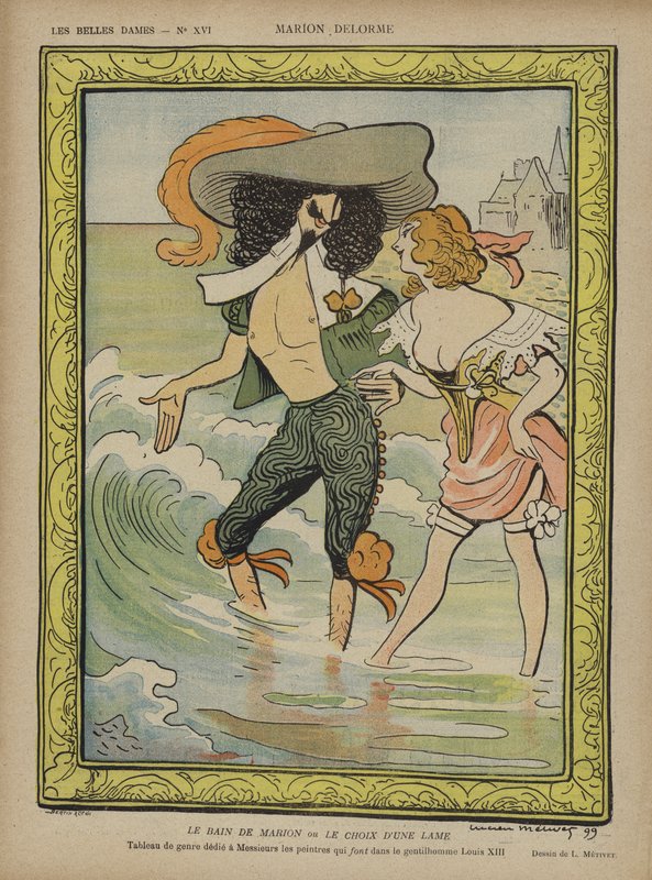 Marion Delorme, Le Rire illusztrációja alkotó: Lucien Metivet