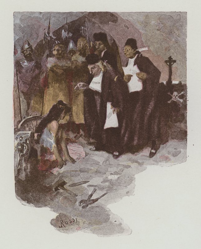 Illusztráció a Notre-Dame De Paris-hoz, Victor Hugo alkotó: Lucius Rossi