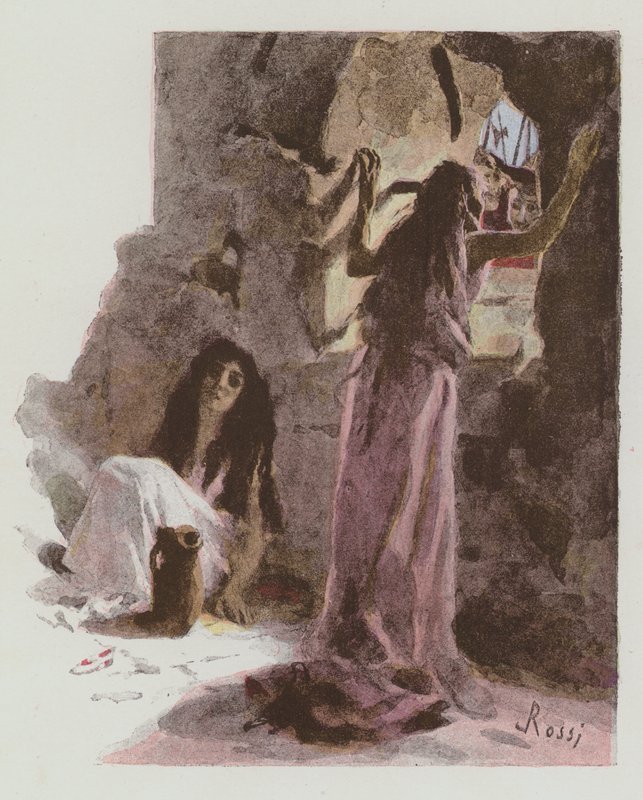 Illusztráció a Notre-Dame De Paris-hoz, Victor Hugo alkotó: Lucius Rossi