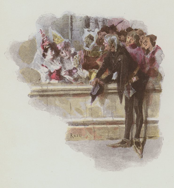 Illusztráció a Notre-Dame De Paris-hoz, Victor Hugo alkotó: Lucius Rossi