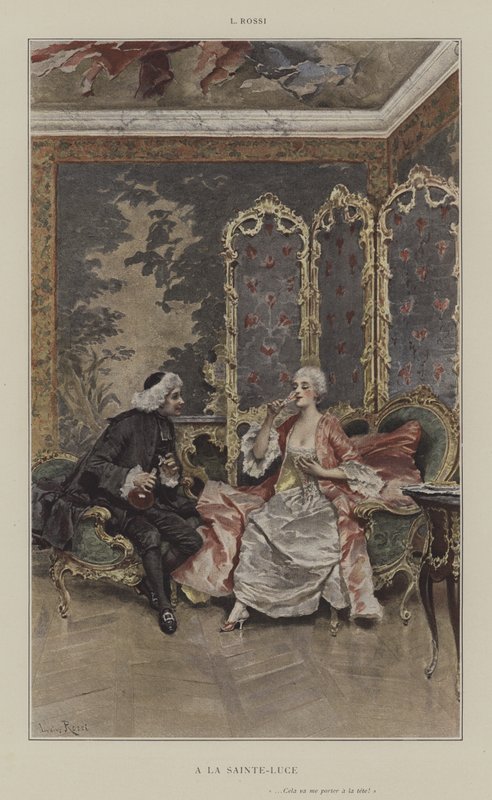 La Sainte-Luce-ban alkotó: Lucius Rossi