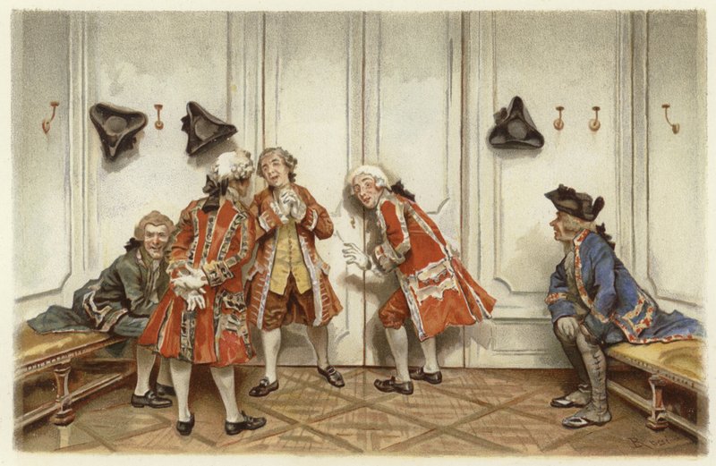 Illusztráció: A botrány iskolája (chromolitho) alkotó: Lucius Rossi