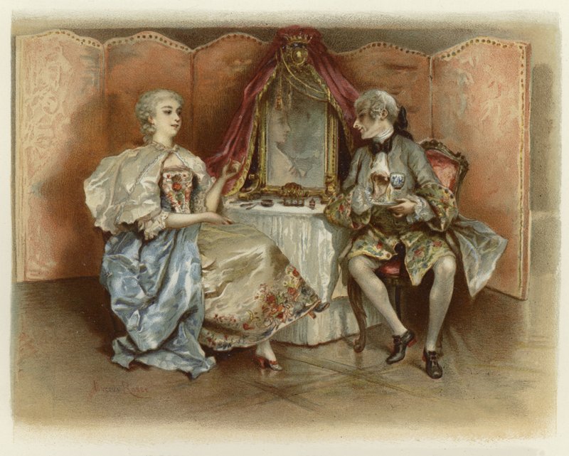 Illusztráció: A botrány iskolája (chromolitho) alkotó: Lucius Rossi