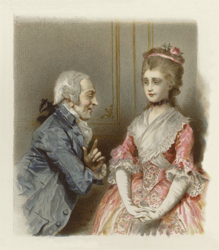 Illusztráció: A botrány iskolája (chromolitho) alkotó: Lucius Rossi