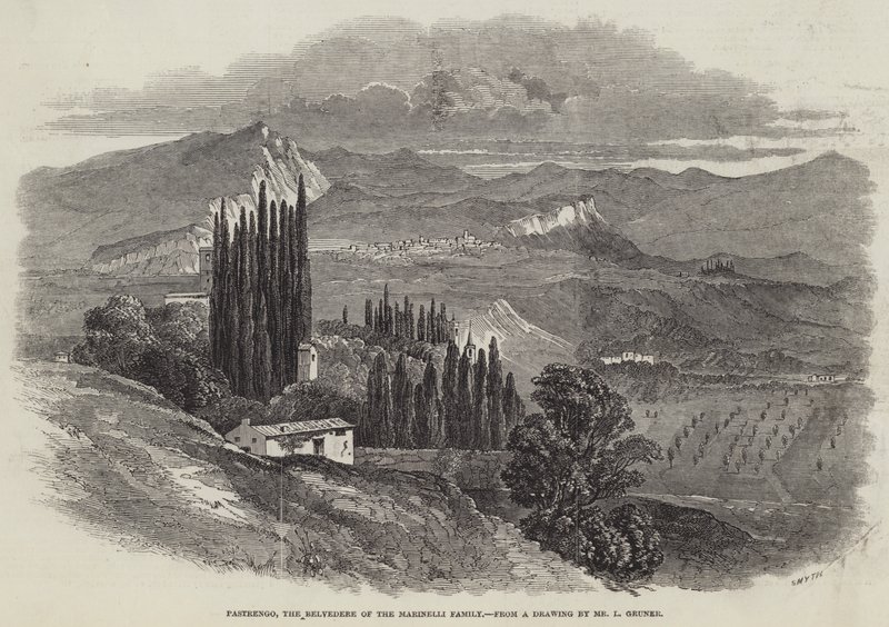 Pastrengo, a Marinelli család Belvedere-je alkotó: Ludwig Gruner
