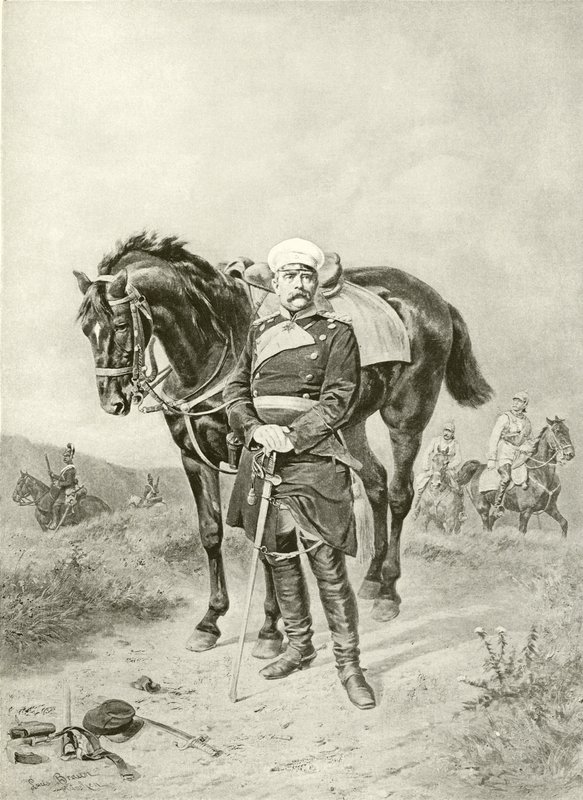 Bismarck Párizs előtt (mélynyomás) alkotó: Ludwig Braun
