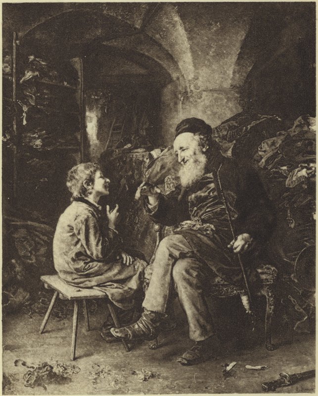 Salamon bölcsessége (fotogravír) alkotó: Ludwig Knaus