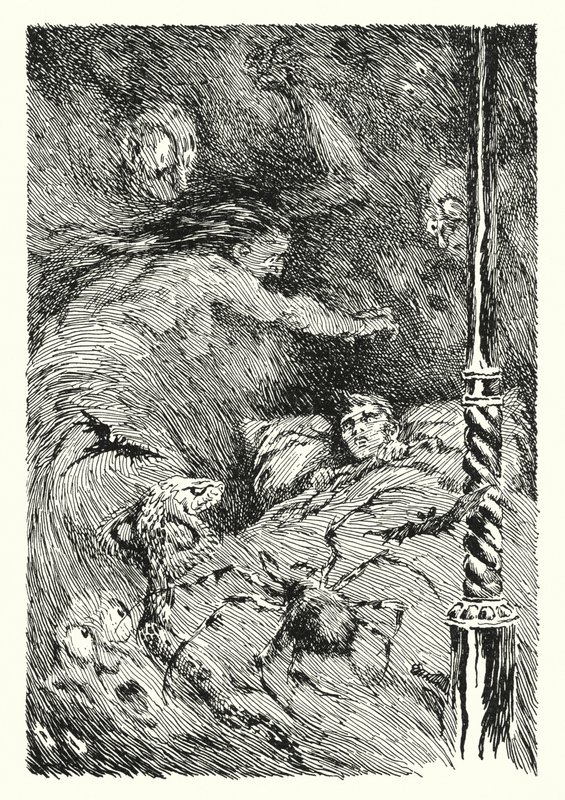 Illusztráció: Oscar Wilde: Dorian Gray képe (litho) alkotó: Lui Trugo